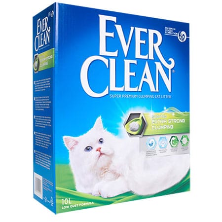 Ever Clean® Slovenija - Mačji posipi (pesek za mačke) - Ever Clean®® Pesek za mačke - Ever Clean EXTRA STRONG CLUMPING SCENTED - Prikaz dejanske embalaže peska za mačje stranišče
