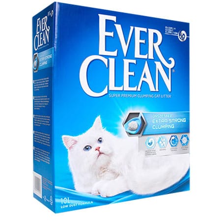 Ever Clean® Slovenija - Mačji posipi (pesek za mačke) - Ever Clean®® Pesek za mačke - Ever Clean EXTRA STRONG CLUMPING UNSCENTED - Prikaz dejanske embalaže peska za mačje stranišče