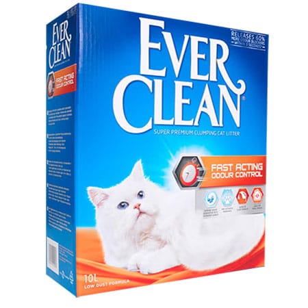 Ever Clean® Slovenija - Mačji posipi (pesek za mačke) - Ever Clean®® Pesek za mačke - Ever Clean FAST ACTING ODOUR CONTROL - Prikaz dejanske embalaže peska za mačje stranišče