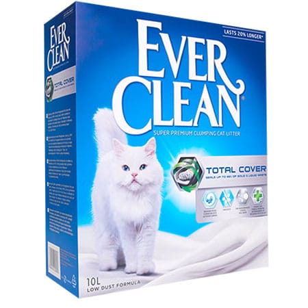 Ever Clean® Slovenija - Mačji posipi (pesek za mačke) - Ever Clean®® Pesek za mačke - Ever Clean TOTAL COVER- Prikaz dejanske embalaže peska za mačje stranišče